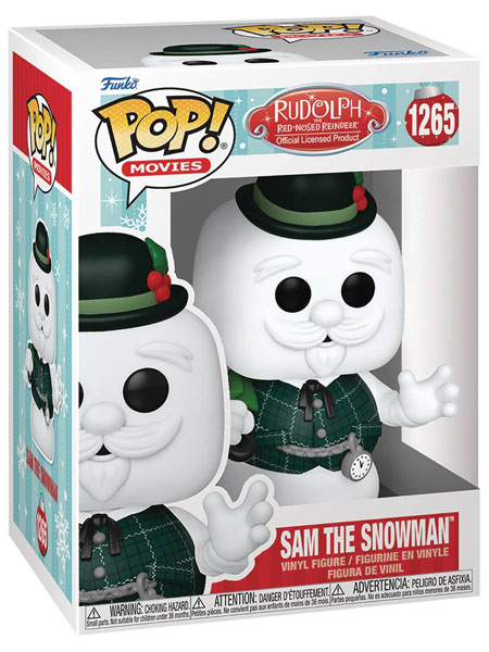 Funko POP #1265 Rudolph the Red Nosed Reindeer Sam the Snowman Figure
